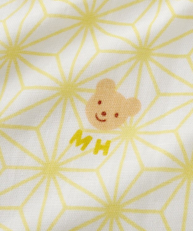 MIKI HOUSE HOT BISCUITS 【ミキハウス】【50-80cm】甚平オール 黄