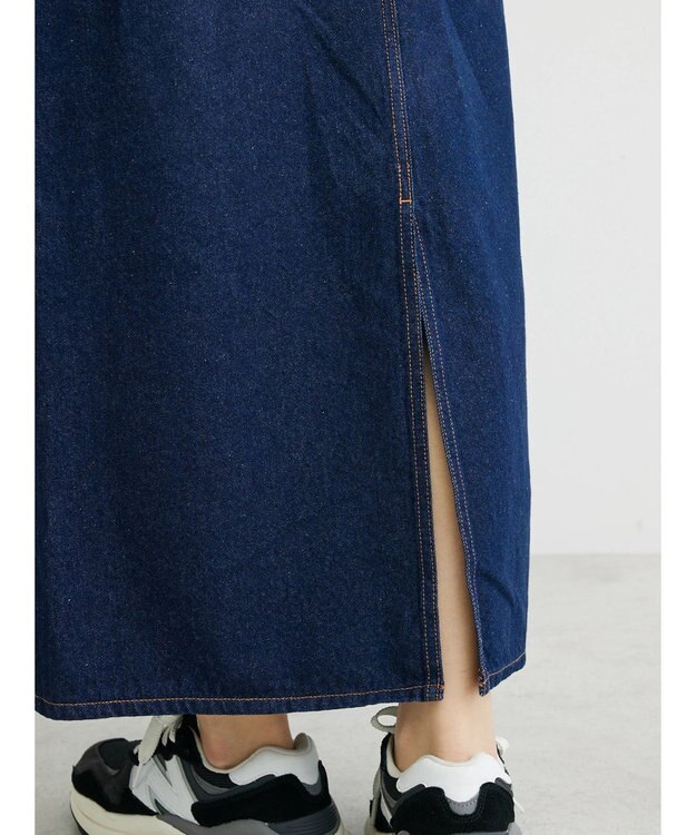Green Parks Ａラインデニムスカート One Wash