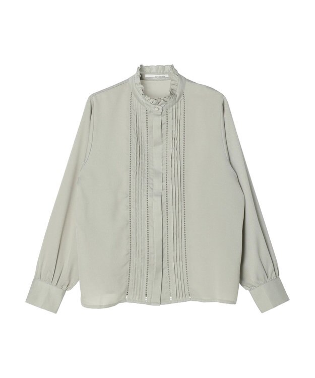Green Parks ・ＥＬＥＮＣＡＲＥ　ＤＵＥ　ハシゴレースブラウス Mint Green