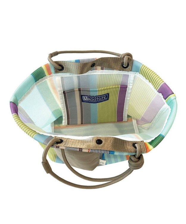 ROOTOTE 1084【手洗い可能】SC.デリ.ストライプ.ウエッファ-B 01：サックス