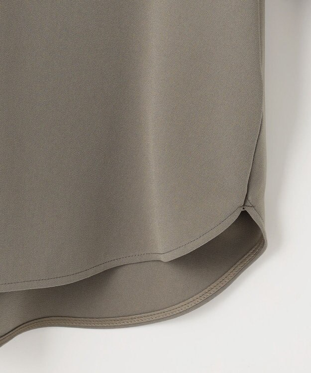 自由区 L 【17号サイズまで展開・カタログ掲載・セットアップ対応】トリアセダブルクロス ブラウス モカ