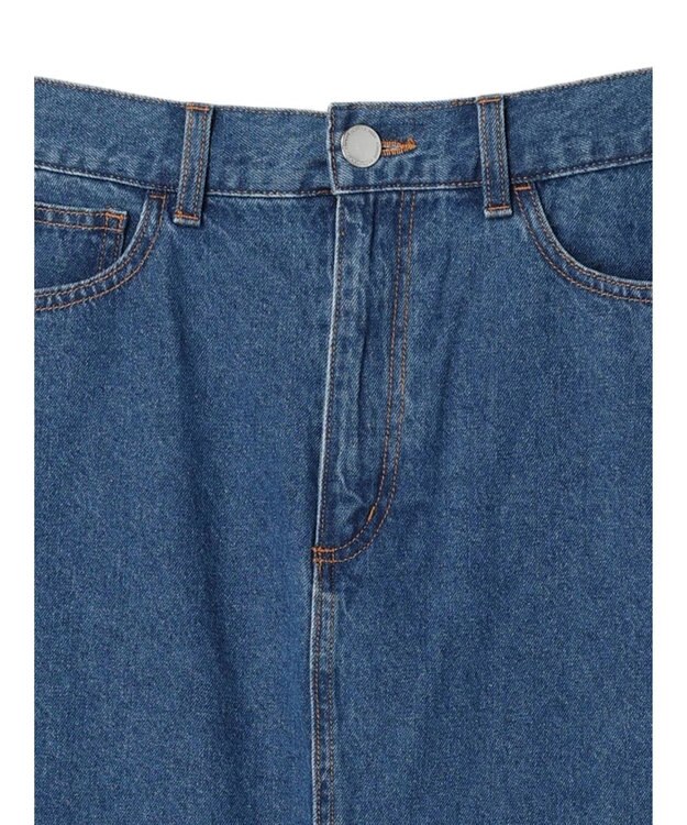 Green Parks Ａラインデニムスカート Indigo