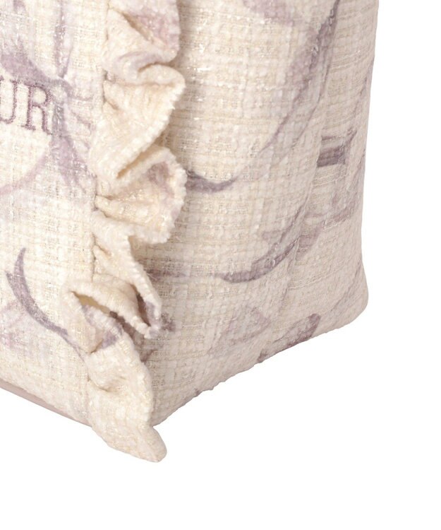 Maison de FLEUR ツイードリボンプリント2WayバッグS Pink