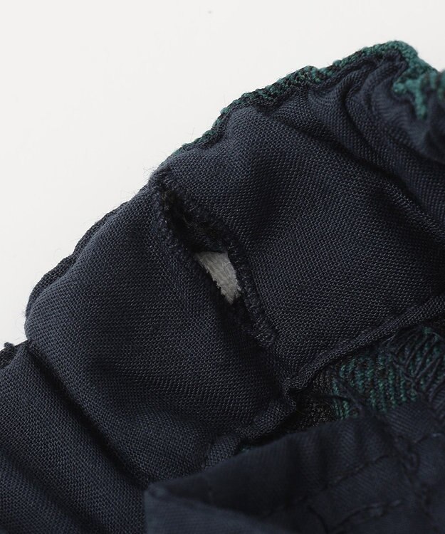 ANY KIDS チェックプリーツスカート グリーン系チェック