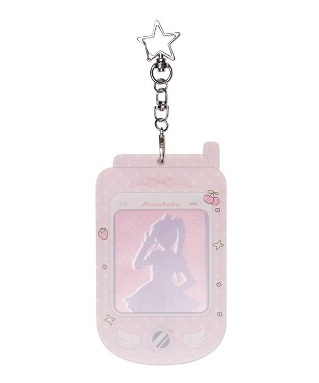 WEGO 【痛バ＆推し活グッズ】えんじぇるガラケーカードホルダーキーホルダー ピンク