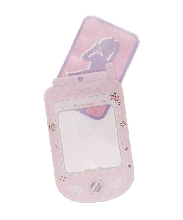 WEGO 【痛バ＆推し活グッズ】えんじぇるガラケーカードホルダーキーホルダー ピンク