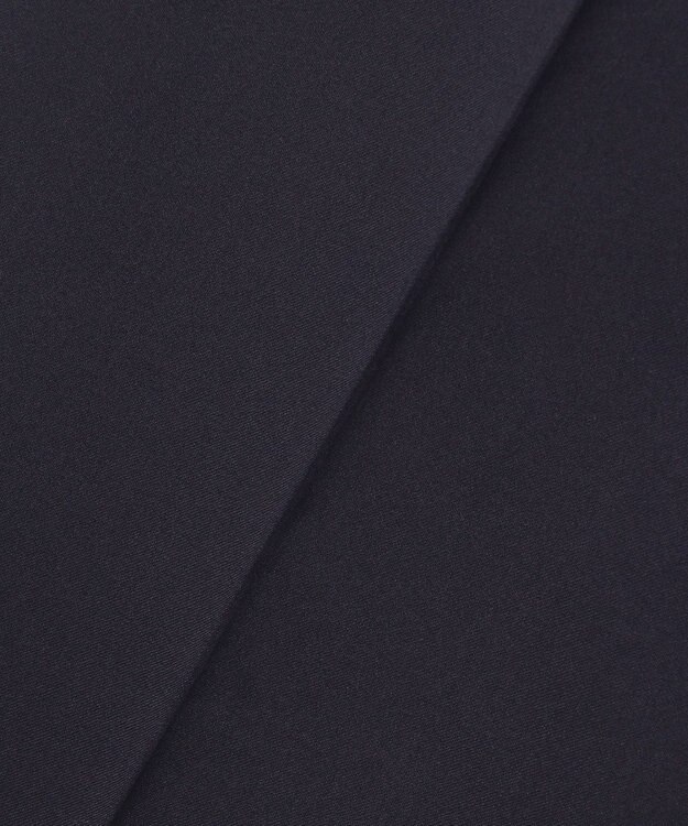 23区 【洗える/セットアップ対応】グロッシーコットンシャンブレー テーパード パンツ ネイビー系