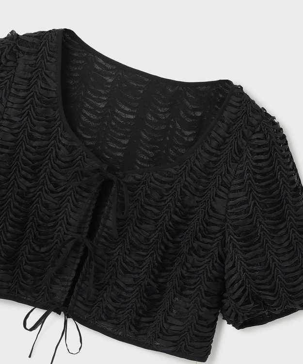 GRACE CONTINENTAL レーススカラトップ ブラック