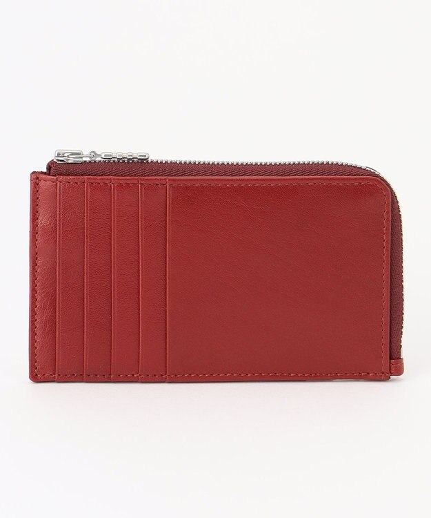 UNBILLION Otias バッファローレザーカードウォレット レッド