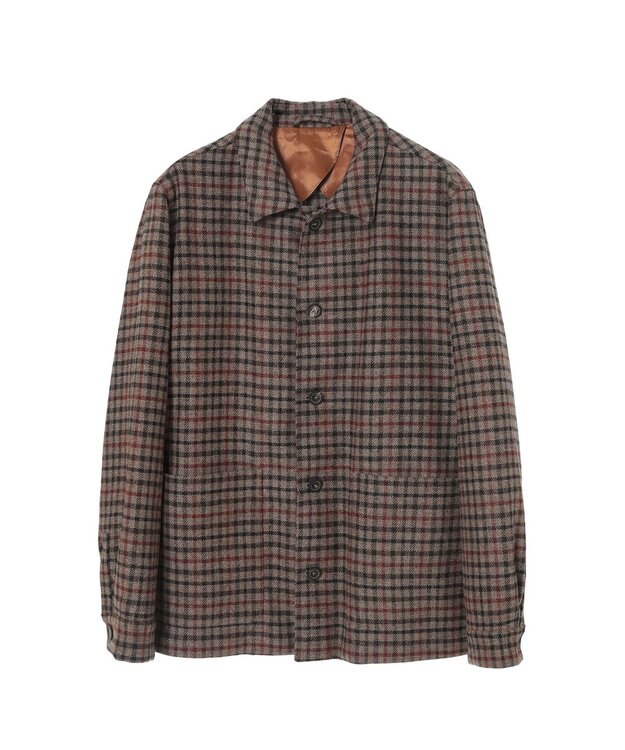 DAKS ハウスツイード テーラード オーバーシャツ ハウスチェック