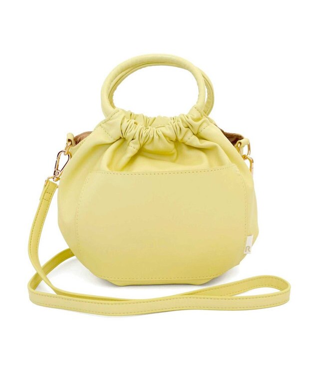 ROOTOTE 1254【合皮ギャザートート】LT.ベビールー.クランプリー-A 03：ルミイエロー