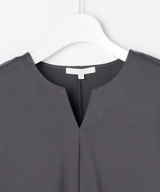 自由区 L クリアーコットンポンチ ワンピース スレート