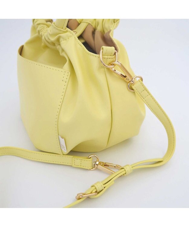 ROOTOTE 1254【合皮ギャザートート】LT.ベビールー.クランプリー-A 03：ルミイエロー