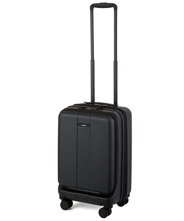 ACE BAGS & LUGGAGE ACE フォールズ スーツケース ２~３泊目安 フロントポケット・キャスターストッパー機能付き 06905 エース マットブラック