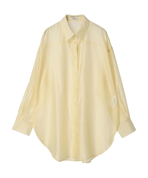 earth music&ecology ＢＩＧシアーシャツ Yellow