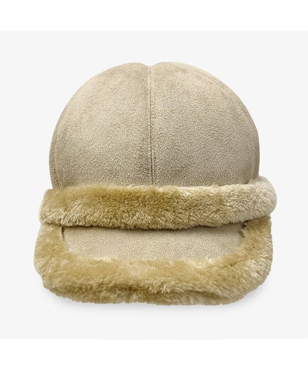 林八百吉商店 un chapeau  ムートンキャップ ベージュ