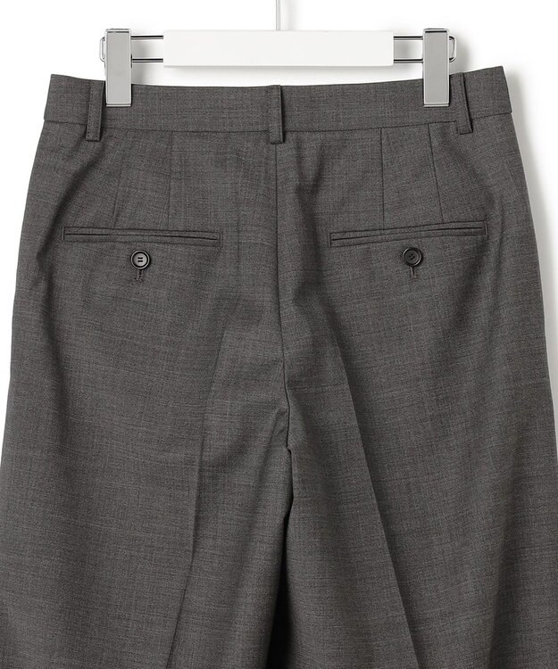 23区 L 【セットアップ着用】ファインネスウール ワイド パンツ グレー系