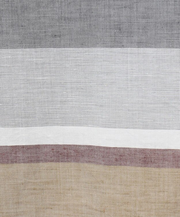 JOSEPH ABBOUD MOUNTAIN 【SPACE】OGビッグボーダー シャツ ライトグレー系2