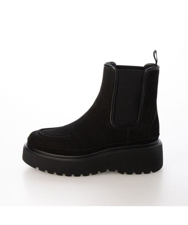 MODE ET JACOMO <MODE ET JACOMO>厚底サイドゴアブーツ ブラックヌバック
