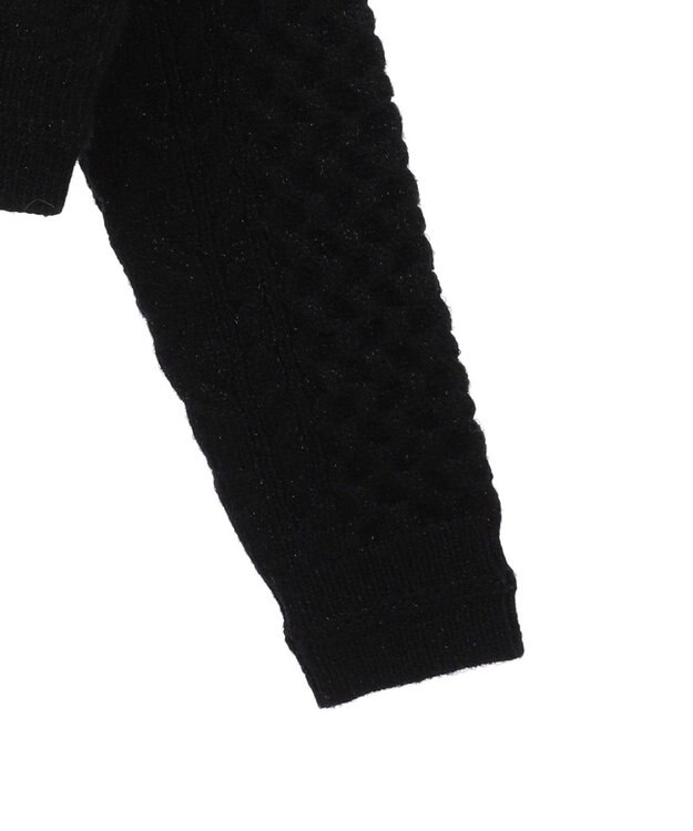 Green Parks ・ｓｗｉｎｇ　ｂｙ　ケーブルニットカーディガン Black