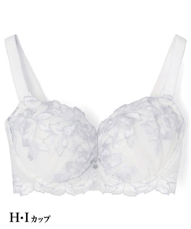 San-ai Resort（三愛水着楽園） エレガントコレクション【2411】単品ブラHIカップ 【northerly】 ホワイト