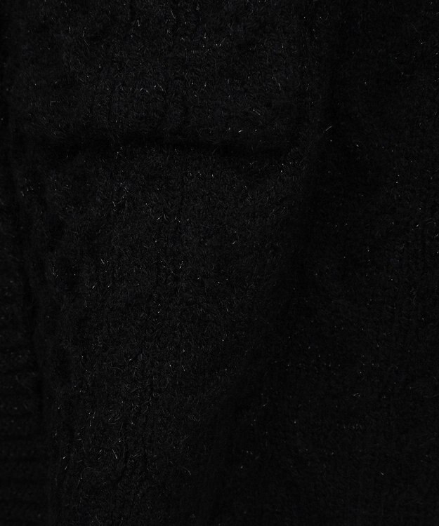 Green Parks ・ｓｗｉｎｇ　ｂｙ　ケーブルニットカーディガン Black