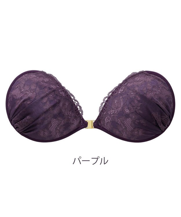 BRADELIS New York 【NuBra / ナチュラルタイプ】ヌーブラ・エアーライト アリア ブラ特有の締めつけがないストレスフリーブラ パープル