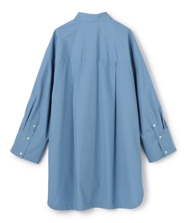 uncrave コットンクロスプレーン BIGシャツ サックス