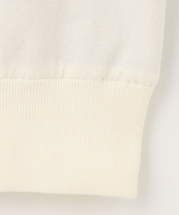 23区GOLF 【WOMEN】【洗える】トロンプルイユ ニット アイボリー系