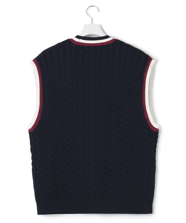 J.PRESS YORK STREET 【UNISEX】チルデンニットベスト ネイビー系