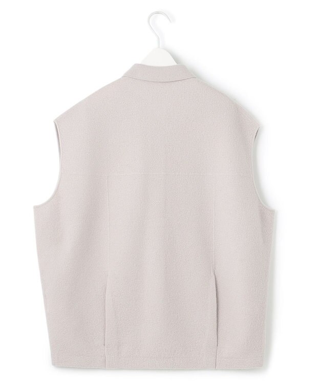 ICB ミルドウール ニットジレ トープ系