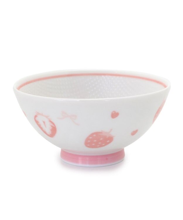 Mother garden マザーガーデン 野いちご くっつきにくい ご飯茶碗 小盛 ピンク ピンク（淡）