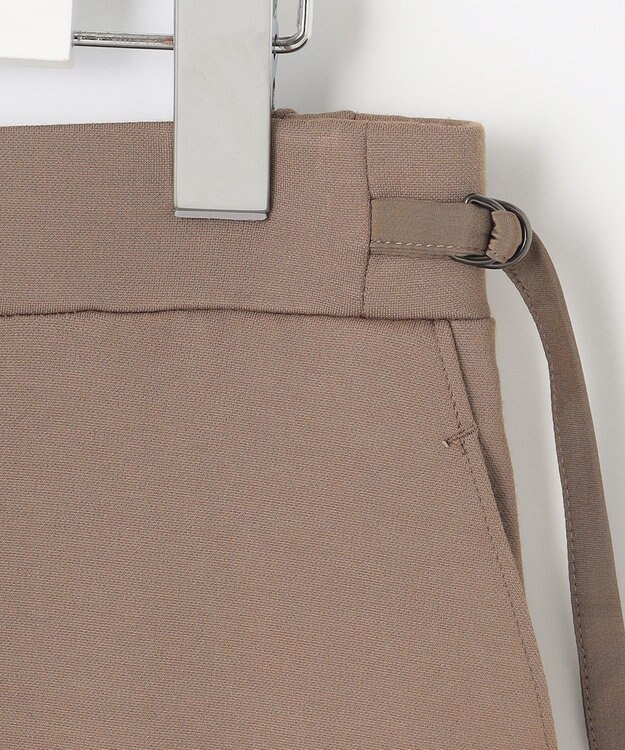 J.PRESS LADIES 【洗える】 バーズアイジャージー ナロー スカート ブラウン系