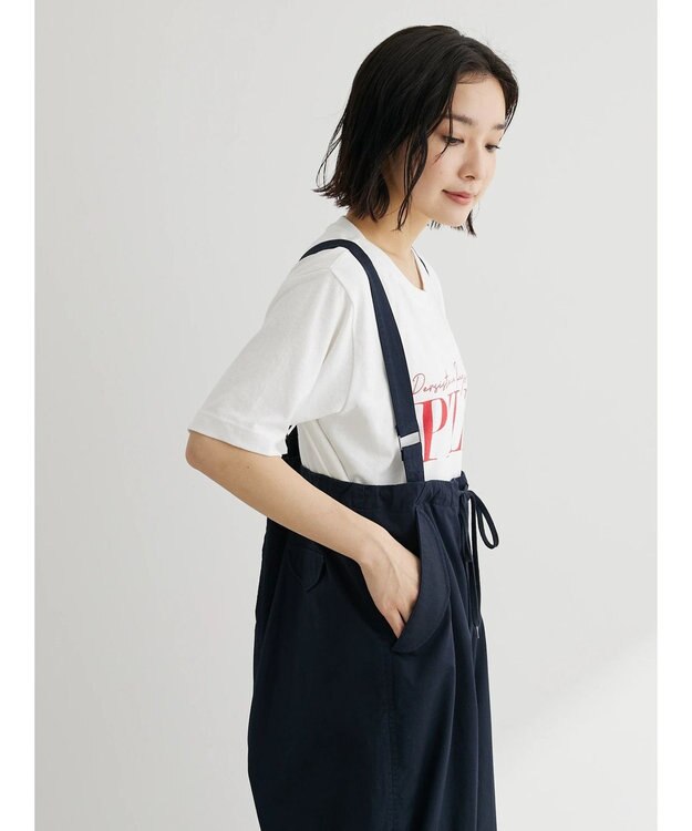 Green Parks レトロロゴレギュラーＴシャツ Off White