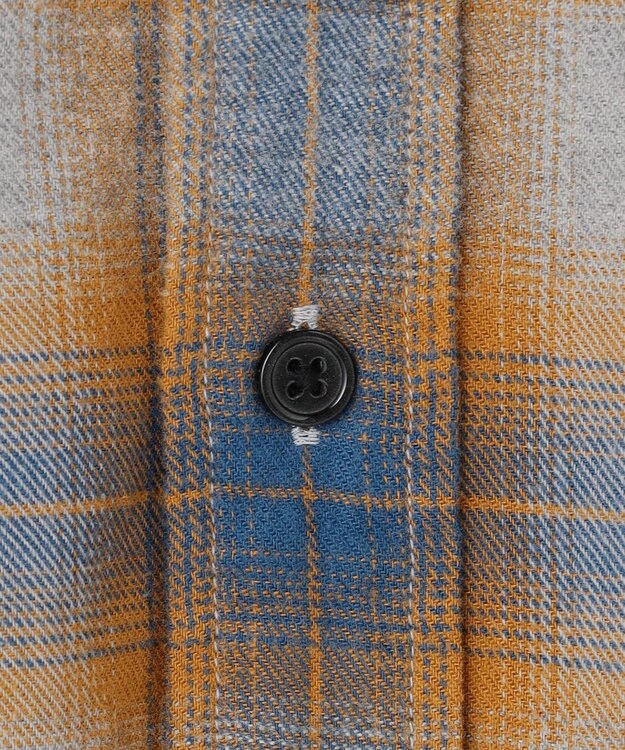 J.PRESS MEN 【WEB・一部店舗限定】チェックフランネル シャツ / B.D. オレンジ系3