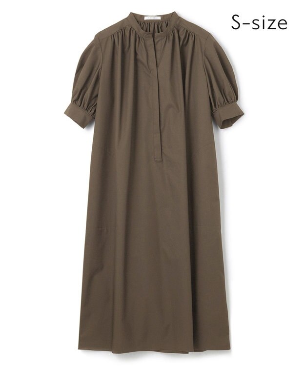 BEIGE， 【S-size・otonaMUSE7月号掲】HYDRANGEA / ギャザーワンピース Mocha
