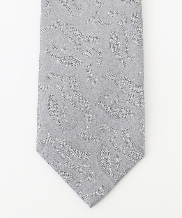 J.PRESS MEN 【J.PRESS 10PLY LUXURY SILK COLLECTION】ペイズリー ネクタイ ライトグレー系7