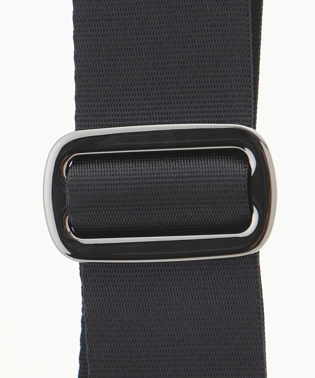 JOSEPH ABBOUD 【軽量/コンパクト】インターレースカルゼ ボディーバッグ グレー系