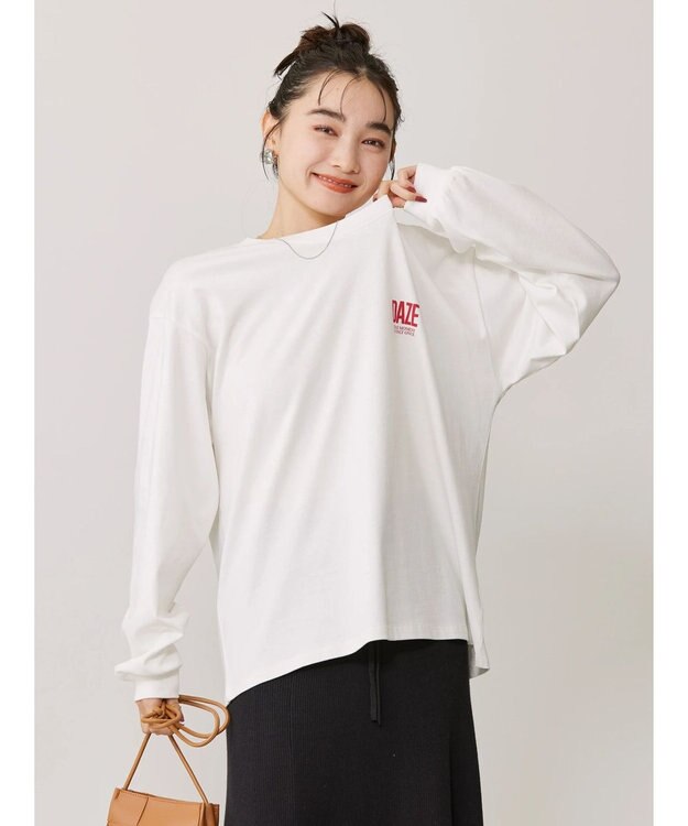 AMERICAN HOLIC カラーロゴカットプルオーバー Off White