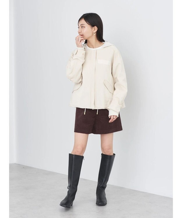 earth music&ecology ワッフルコーデュロイショートパンツ Brown