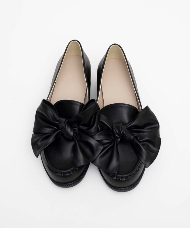 WEGO リボンローファー ブラック