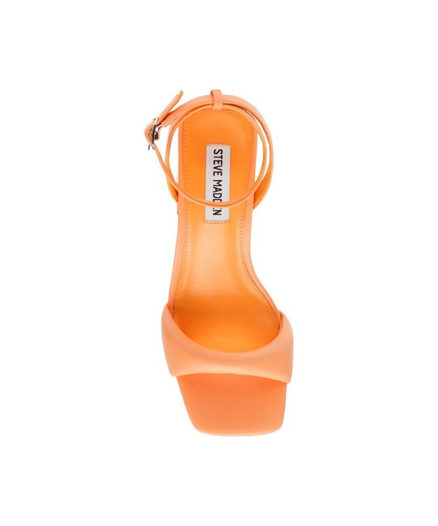 STEVE MADDEN BIBI チャンキーパフィーサンダル オレンジ