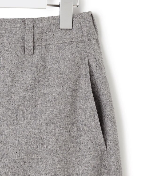 J.PRESS YORK STREET 【WOMEN】バックタックスカート ライトグレー系
