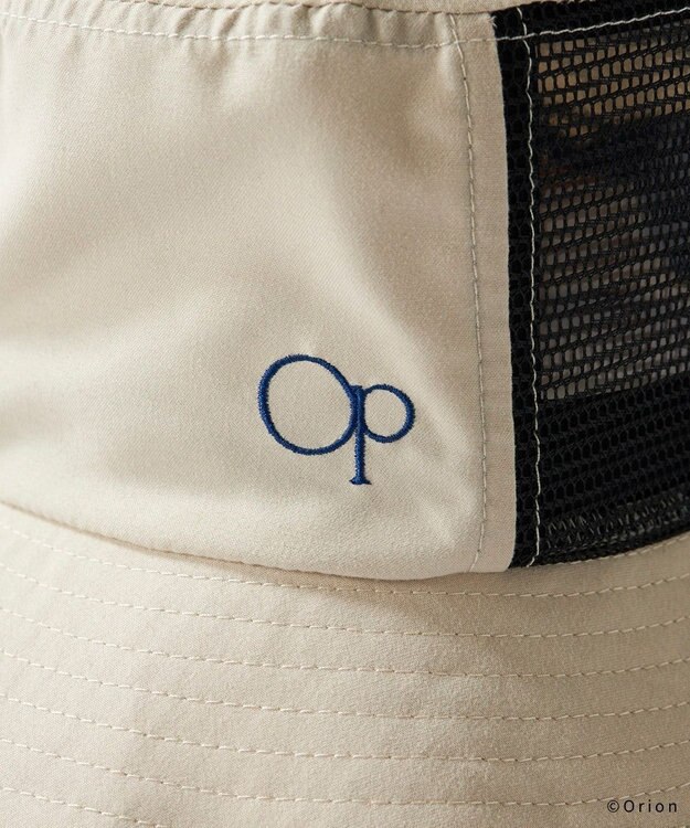 OP／FILA 【Ocean Pacific×ORION】タレ付きビーチハット ベージュ