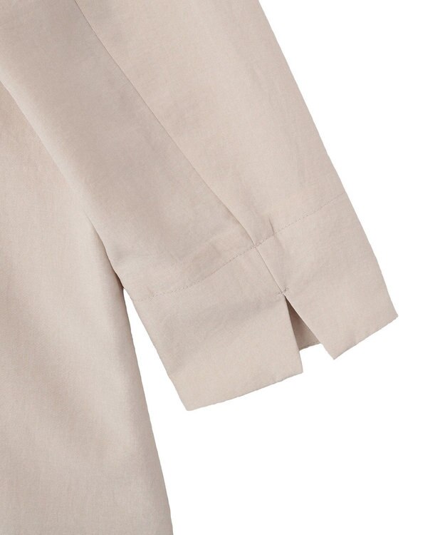 YECCA VECCA マシンウォッシャブルリネンライクジャケット Light Beige