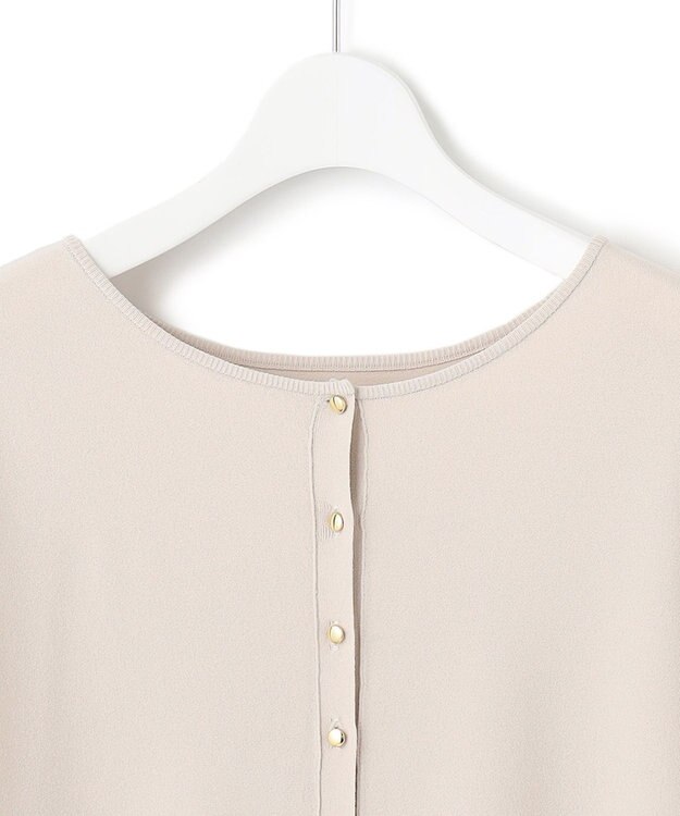 23区 S 【前後着用可能】レーヨンポリエステルストレッチ カーディガン ベージュ系