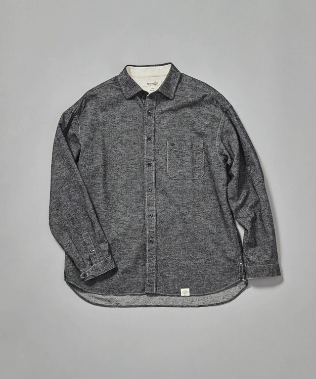 JOSEPH ABBOUD MOUNTAIN 【SPACE／UNISEX】OGスラブシャンブレー シャツ グレー系