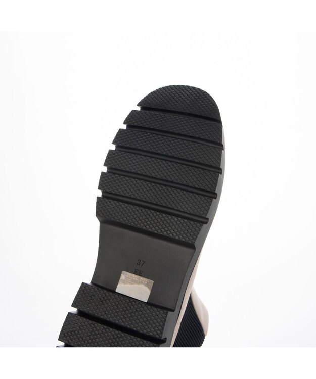 ing <ing>【レイン対応】ラバートゥサイドゴアブーツ ライトベージュ