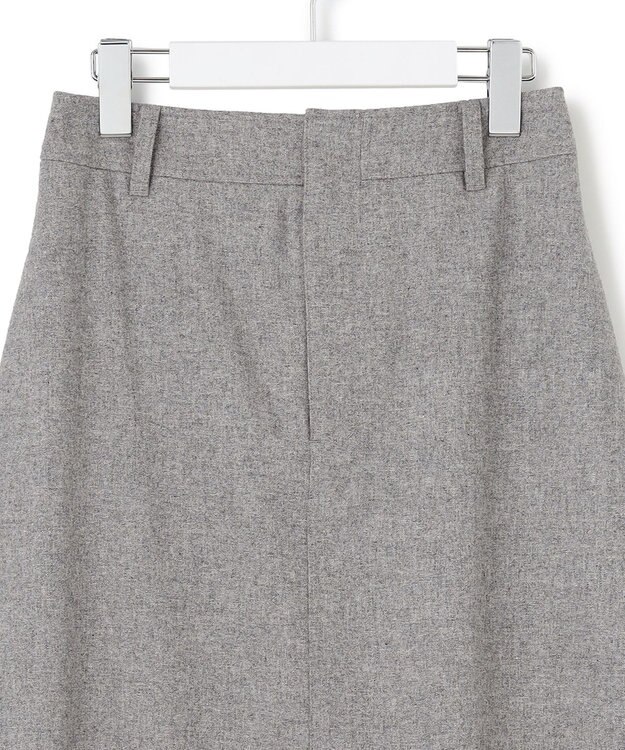 J.PRESS YORK STREET 【WOMEN】バックタックスカート ライトグレー系