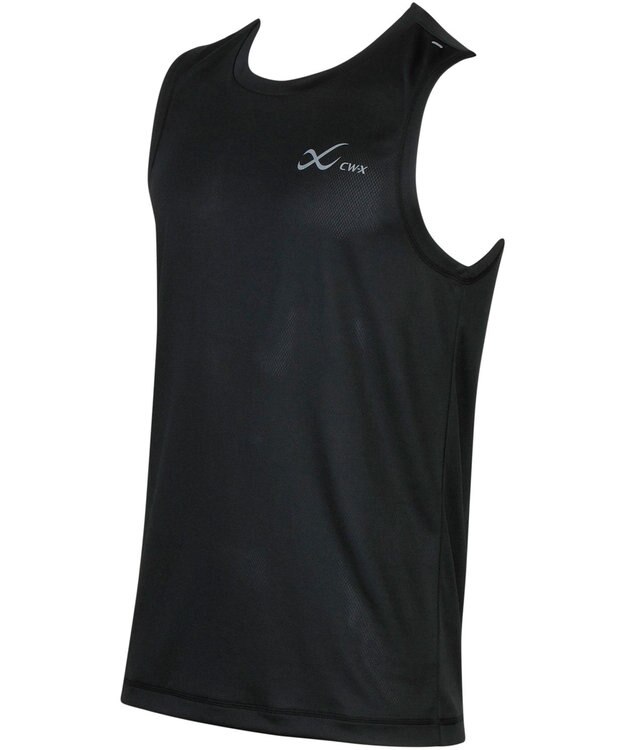 CW-X 【MEN】 CW-X アウター トップス ノースリーブ 吸汗速乾 UVカット率90％以上 DLO140 /ワコール ブラック